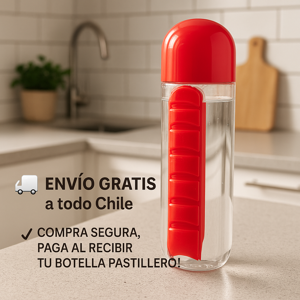 Botella Perseverancia con pastillero